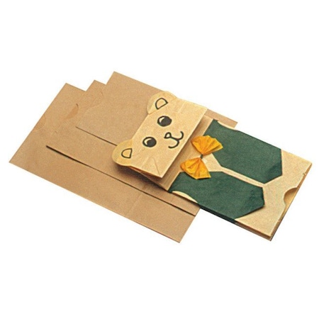 School Smart PAPER BAG 10 LB 13X6.5X4 IN BROWN PK OF 100 PK 19002